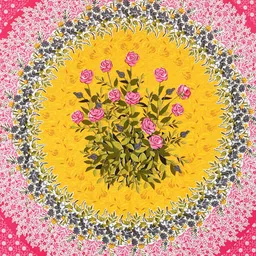 cosito 144 TC Cotton Double Jaipuri Prints Flat Bedsheet image 4