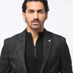 rare rabbit Men Suits Checkered Suit image 4