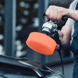 sk soppy Car Polishing Pad Kit for Drill | Foam Buffing Pads with Adapter & Backer Plate, Car Buffer Polisher Kit, Drill Adapter, Suitable For Car Waxing And Polishing Plastic Polisher image 5