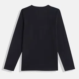 Allen Solly Junior Boys Typography Printed Pure Cotton T-shirt image 2