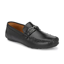 Prolific Men Textured Lightweight Horsebit Loafers image 4