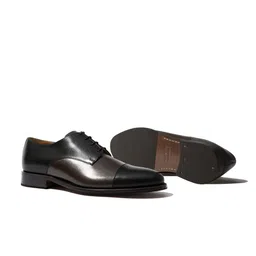Rapawalk Black & Brown Handcrafted Standard Width Leather Derbys image 3