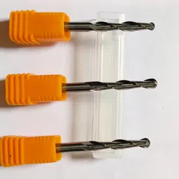 mk cnc tools Double Flute Ball nose 4mm , 4x25x50 , (Pack of 3 ) HRC - 60 Double Flute Ball nose 4mm , 4x25x50 , (Pack of 3 ) HRC - 60 image 2
