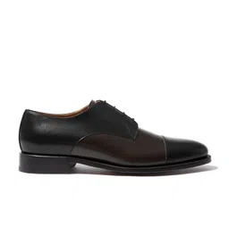 Rapawalk Black & Brown Handcrafted Standard Width Leather Derbys image 2