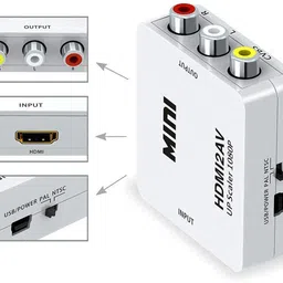 TrustEdgeTV-out Cable HDMI to RCA HDMI to AV HDMI to 3RCA CVBS AV Composite Video Audio Converter image 5