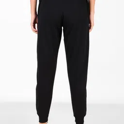 uzarus Women Solid Black Track Pants image 2