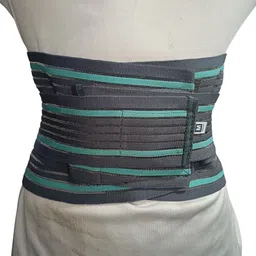 orthx PREMIUM L.S BELT-BACK PAIN SUPPORT,WAIST SUPPORT,SLIP DISC FOR UNISEX(GREEN) Back / Lumbar Support image 2