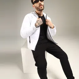 christy world Men Solid Quilted Jacket image 5