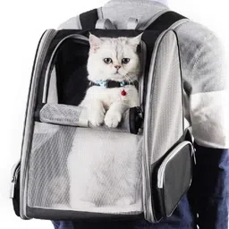 xigwig Pet Carrier Backpack for Dogs and Cats,Puppies Black Backpack Pet Carrier image 3