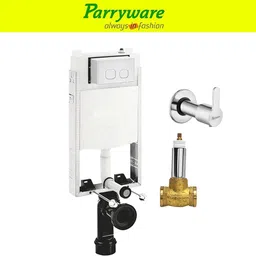 parryware Half Frame Concealed Cistern, Concealed body with upper part set of 1 pic 330 Dual Flush Tank-picture-29