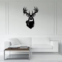 psr enterprises Stag Head Wall Decor Decorative Showpiece - 35 cm image 4