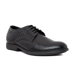 Khadims Men Textured Formal Derbys Shoes-image-71