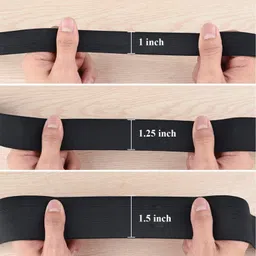 aakriti Woven Black Elastic image 3