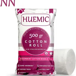 huemic Pure Absorbent Cotton Roll 500gram for Baby Care Soft Cotton roll 15 Gauze Medical Dressing-picture-16