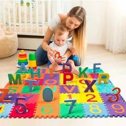 Alphanumeric Non-Toxic EVA MAT Puzzle for Kids Interlocking Learning Alphabet and Number Mat|Early Learning 02-image-9