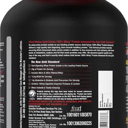 gnc AMP Gold Series 100% Whey Protein Advanced Whey Protein image 3