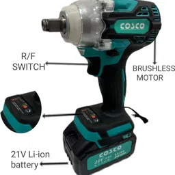mtron COSCO CO-CIW-KIT 21 CORDLESS IMPACT WRENCH KIT SET 21V LI-ION BATTERY & CHARGER Cordless Impact Wrench image 2
