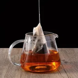 hapani store 100 Pcs Transparent White Disposable Tea Filter Bags Empty Dip Tea Strainer-picture-22