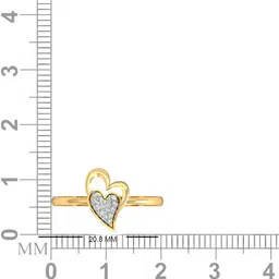 avsar AVR461YB 14kt Cubic Zirconia Yellow Gold ring image 3