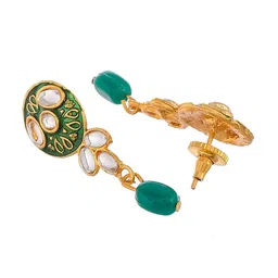 Silvermerc Designs Gold-Plated & Pearl Studded Jewellery Set image 5