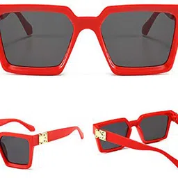 elligator UV Protection, Riding Glasses Rectangular, Retro Square, Wayfarer Sunglasses (50) image 2