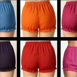 fabricalign Pack of 6 Women Boy Short Light Blue, Multicolor Panty-picture-16