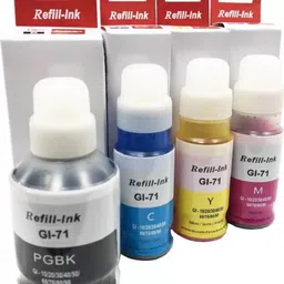 tequo Refill Ink for Compatible G-Series G2020, G2021 Black + Tri Color Combo Pack Ink Bottle-image-6