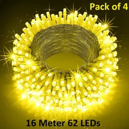 xenith 62 LEDs 16 m Gold Steady String Rice Lights-picture-19