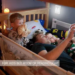 modone Super Bright COB LED Cordless Switch Light, Tap Light, Battery Operated 2 hrs Lantern Emergency Light image 4