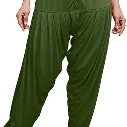 darlingdarling Viscose Rayon Solid Patiala image 2