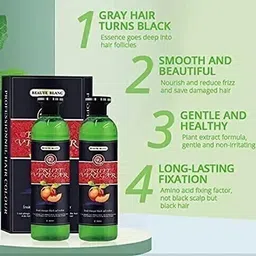 beaute blanc FRUIT VINEGAR HAIR DYE , BLACK image 4