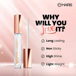mars Clear Quartz Lip Gloss | Moisturizing And Hydrating Lips image 3