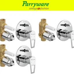 parryware Espirion concealed Diverter Body with Concealed Upper Part set of 3 pic 415 Faucet Set image 1