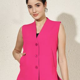 brinns Solid Women Waistcoat-picture-7