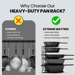 fangruik Utensil Kitchen Rack Kitchen Organizer Rack For Daily Storage Iron image 4