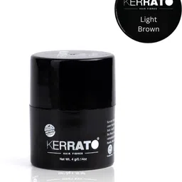 kerrato hair fibres Hair Fibres for Thinning Hair(LIGHT-BROWN) 4g Natural Hair Thickener-picture-28
