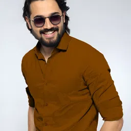 jumi enterprise Men Cotton Blend Shirt Pant Set image 2