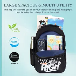 firstlook Large 32 L Laptop Backpack School Backpack with LED Digital Watch Combo – Stylish, Bag for Boys & Girls image 5