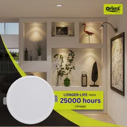 orient CRECENT BACKLIT PANEL 15W 6500K RD Recessed Ceiling Light Ceiling Lamp image 4