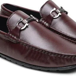 hayes london Genuine Leather Slip-On Formal Loafers, Lightweight & Comfortable Shoes, Loafers For Men image 2