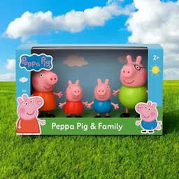 Peppa Pig Family Set of 4, Peppa Pig, George, Daddy Pig, Mommy Pig Toys _M920-image-94