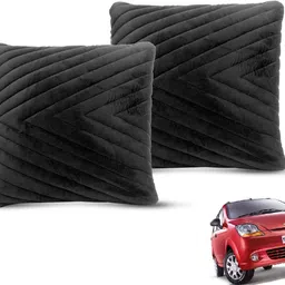 mockhe Black Velvet Car Pillow Cushion for Chevrolet-picture-24