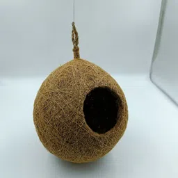 omiyage Organic Handcrafted Jute Bird Nest – Cozy & Secure for Your Feathered Friends Bird House-picture-14