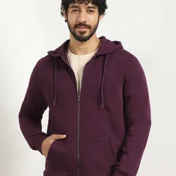 roadster Men Full Sleeve Solid Sweatshirt image 2