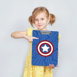 festiko Superhero CA Theme Exam Board With Steel Finish Clip (Type 1) image 3