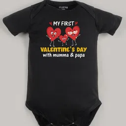FFLIRTYGO Infants Kids Typography Printed Pure Cotton Bodysuit-image-39