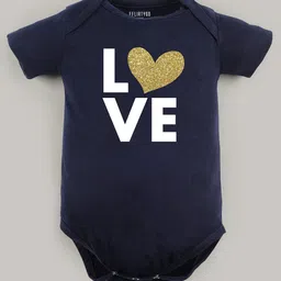 FFLIRTYGO Infants Kids Typography Printed Pure Cotton Bodysuit-image-32