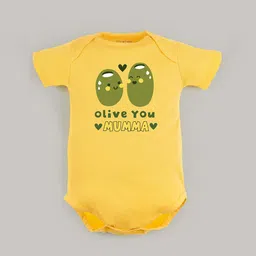 FFLIRTYGO Infants Typography Printed Pure Cotton Bodysuit-image-71