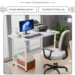 cative Engineered Wood Computer Desk image 5