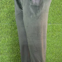 mahi garments Women Regular Fit Dark Green Lycra Blend Trousers image 2